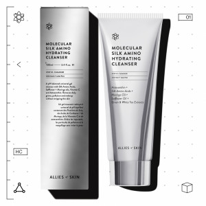 Allies of Skin Molecular Silk Amino Hydrating Cleanser Очищающее увлажняющее средство с аминокислотами шелка (100 мл.) Allies of Skin Molecular Silk Amino Hydrating Cleanser Очищающее увлажняющее средство с аминокислотами шелка (100 мл.)