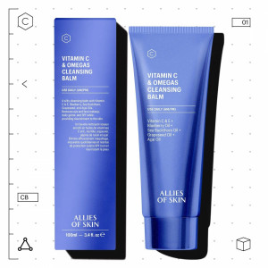 Allies of Skin Vitamin C & Omegas Cleansing Balm Очищающий гель-бальзам с витамином С и омега-комплексом (100 мл.) Allies of Skin Vitamin C & Omegas Cleansing Balm Очищающий гель-бальзам с витамином С и омега-комплексом (100 мл.)