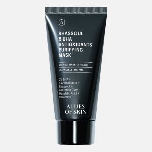 Allies of Skin Rhassoul & Bha Antioxidants Purifying Mask Очищающая антиоксидантная маска с глиной гассул и салициловой кислотой (50 мл.)
