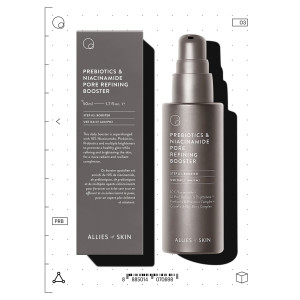 Allies of Skin Prebiotics & Niacinamide Pore Refining Booster Сыворотка-бустер с пребиотиками и ниацинамидом для сияния и сужения пор (50 мл.) Allies of Skin Prebiotics & Niacinamide Pore Refining Booster Сыворотка-бустер с пребиотиками и ниацинамидом для сияния и сужения пор (50 мл.)