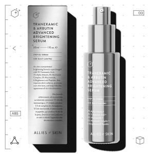 Allies of Skin Tranexamic & Arbutin Advanced Brightening Serum Осветляющая сыворотка с транексамовой кислотой и арбутином (30 мл.) Allies of Skin Tranexamic & Arbutin Advanced Brightening Serum Осветляющая сыворотка с транексамовой кислотой и арбутином (30 мл.)