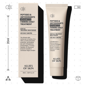 Allies of Skin Peptides & Antioxidants Advanced Firming Daily Treatment Усиленный укрепляющий пептидный крем с антиоксидантами (20 мл.) Allies of Skin Peptides & Antioxidants Advanced Firming Daily Treatment Усиленный укрепляющий пептидный крем с антиоксидантами (20 мл.)
