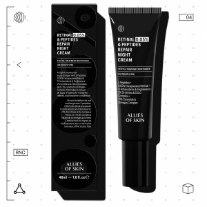 Allies of Skin Retinal 0,05% & Peptides Repair Night Cream Ночной восстанавливающий пептидный крем с 0,05% ретиналем (48 мл.) Allies of Skin Retinal 0,05% & Peptides Repair Night Cream Ночной восстанавливающий пептидный крем с 0,05% ретиналем (48 мл.)
