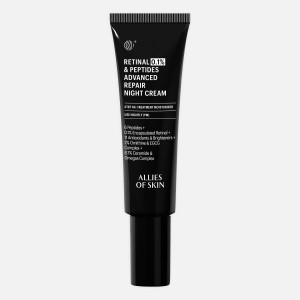 Allies of Skin Retinal 0,1% & Peptides Advanced Repair Night Cream Усиленный ночной восстанавливающий пептидный крем с 0,1% ретиналем (48 мл.)