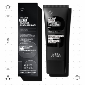 Allies of Skin The One SPF 50 Invisible Sunscreen Gel Невидимый солнцезащитный гель SPF 50 (20 мл.) Allies of Skin The One SPF 50 Invisible Sunscreen Gel Невидимый солнцезащитный гель SPF 50 (20 мл.)