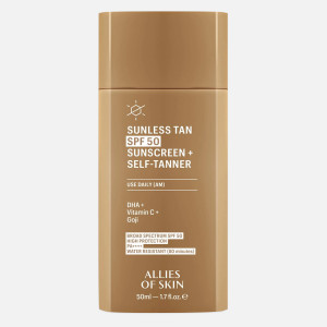 Allies of Skin Sunless Tan SPF 50 Sunscreen + Self-Tanner Крем автозагар для лица с SPF 50 и антиоксидантами (50 мл.)